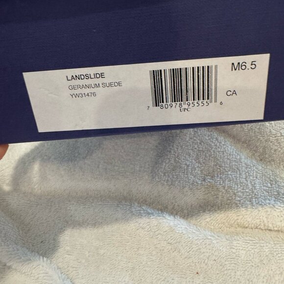 Stuart Weitzman Landslide Slip-On slides– Women’s 6.5 – Geranium Suede - Picture 3 of 13